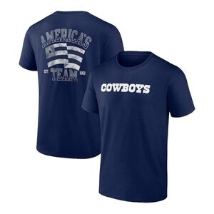 NWT! Fanatics Men's Dallas Cowboys "America's Team" Two-Sided T-Shirt. Size XL.